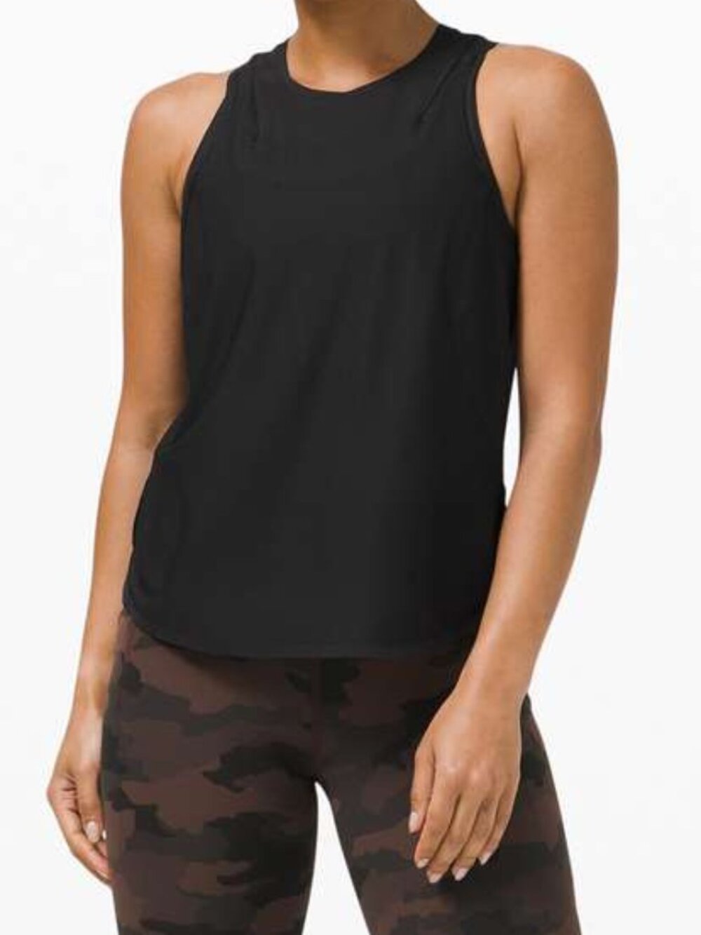 Lululemon Lightweight Run Kit Tank Top Black size 8 NWOT